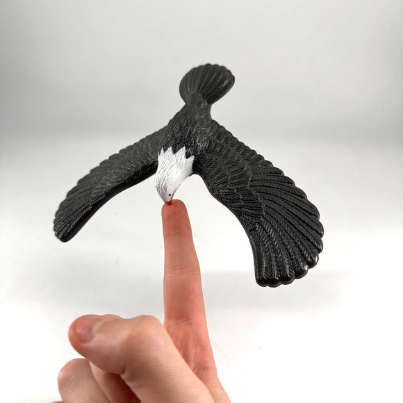 Plastic Balancing Eagle Toy - Picture 2 of 5